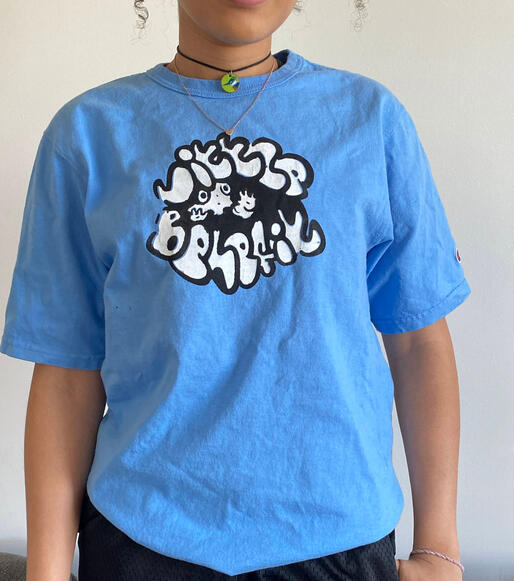 2 color printed shirt