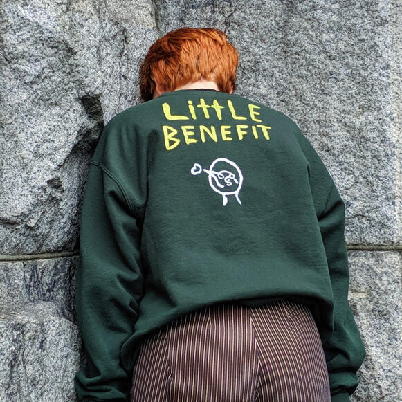 Hand painted sweater